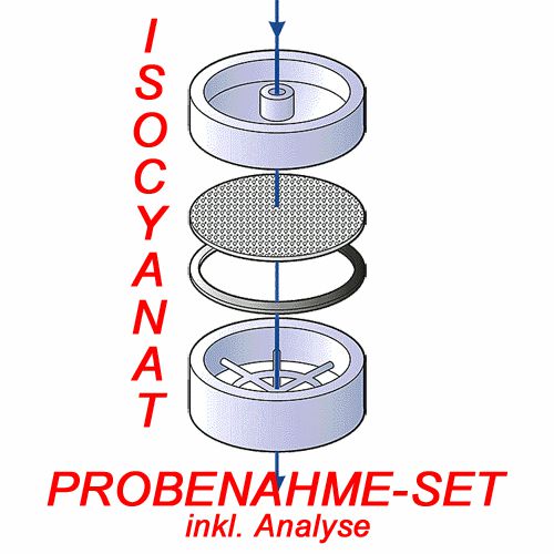Dräger Isocyanat-Probenahme-Set zur Probenahme von Isocyanaten (z. B. HDI, TBI, MDI) - inklusive Analyse durch das Dräger Analyse-Labor...