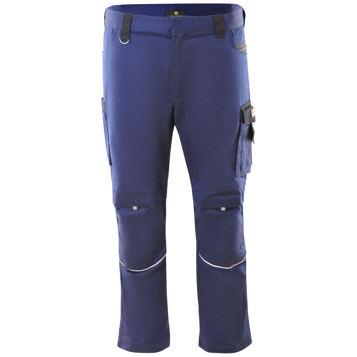 Hans Schäfer work trousers long - Waistband trousers with stretch insert - Cargo trousers for work - Dark blue - 28