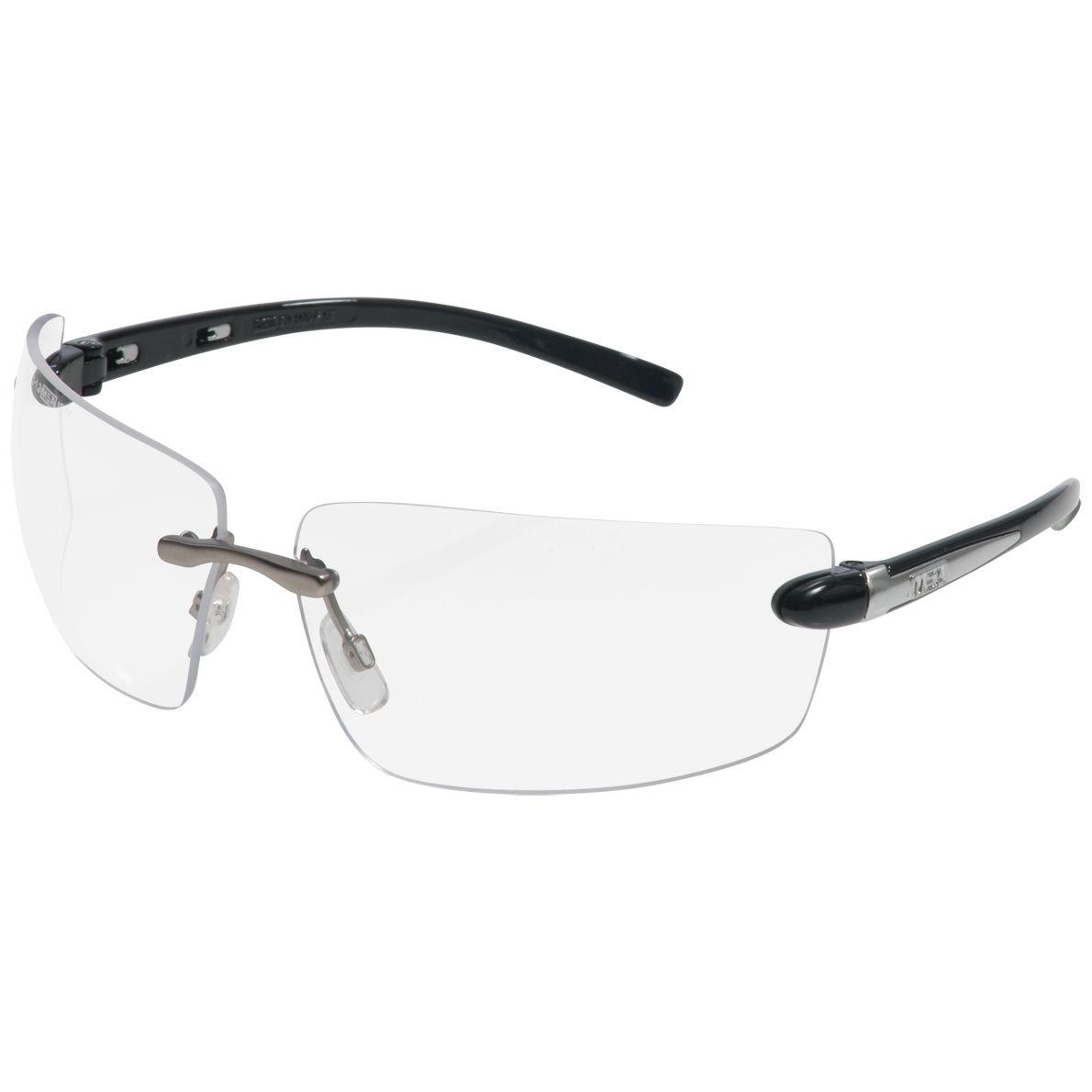 MSA Alaska Schutzbrille - kratz- & beschlagfest dank Sightgard-Beschichtung - EN 166/170 - Schwarz/Klar