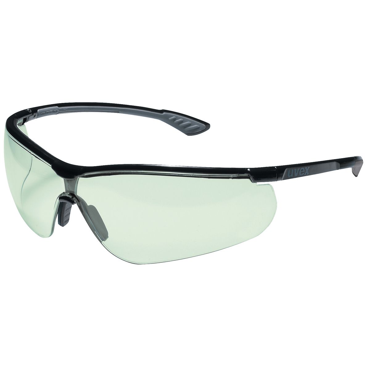 uvex sportstyle 9193 Schutzbrille - selbsttönend dank supravision variomatic - EN 166/170 - Schwarz-Petrol/Klar