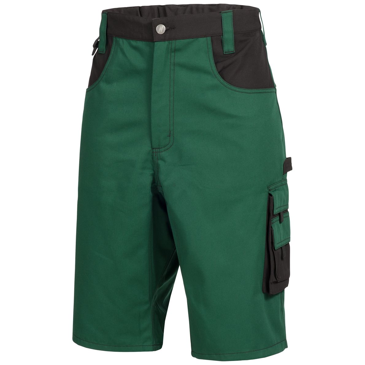 NITRAS MOTION TEX PLUS 7604 Work shorts - Shorts for work - 35% cotton - Green - 46