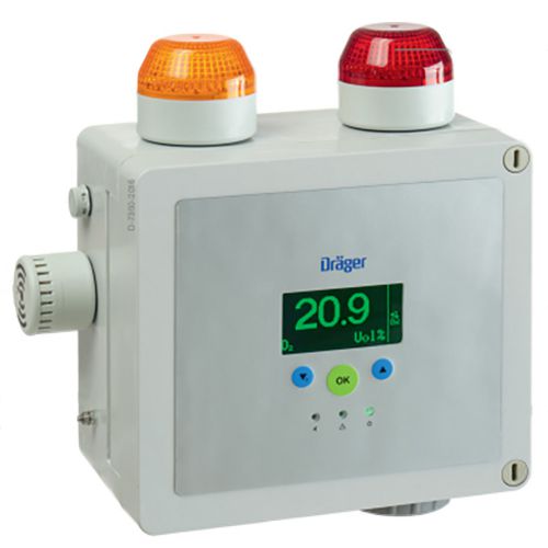 Dräger PointGard 2100 EC AC, KOMPLETTSET, mit Sauerstoff O2 Sensor, max. 100 Vol.-%