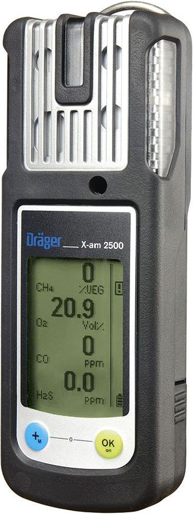 Dräger - Multigasmonitor - X-am 2500 ---> Ex, O2, H2S - w/o  power supply / charg. accessoires