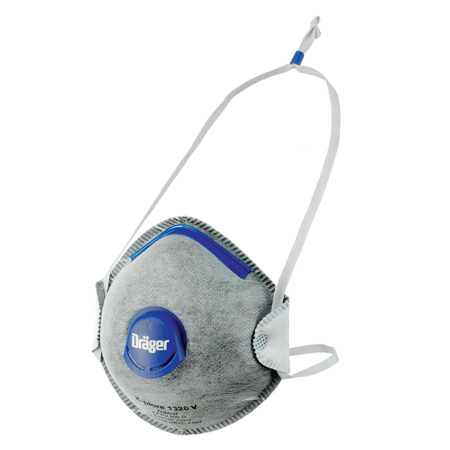 Dräger X-Plore 1320VO, Vorgeformte Staubschutzmaske, FFP2, m. Atemventil u. Geruchsfilter
