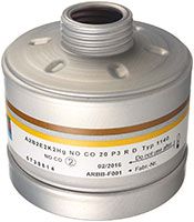 Dräger Respiratory Protection Combination Filter - Rd40 Connection - 1140 - A2B2E2K2 Hg NO P3 R D / CO 20* (EN 148-1, EN 143, EN 14387)