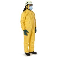 Dräger Chemikalienschutzanzug Protec Plus TC, Farbe gelb, verschiedene Größen
