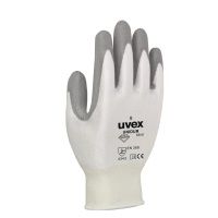 ABVERKAUF: Uvex Montage-Schutzhandschuh / Schnittschutz-Handschuh unidur 6641, Farbe: weiss, Grösse: 07/S
