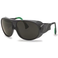uvex Schweißerschutzbrille futura 9180, schwarz/grün, Scheibe: Grau, Schweißerschutz: 5