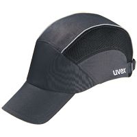 uvex u-cap premium u-style Anstoßkappe - Komfortable Schutzkappe mit langem Schirm - für Bau & Industrie - EN 812
