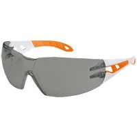 uvex pheos supravision excellence Arbeitsbrille - EN 166 & 172 - Orange-Weiß/Getönt