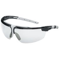 uvex i-3 9190 Schutzbrille - kratz- & beschlagfest dank supravision excellence - EN 166/170 - Weiß-Schwarz/Klar