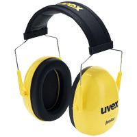 uvex Safety K junior earmuffs for children SNR 29, optimum protection up to 109 dB, yellow