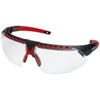 Honeywell Avatar Schutzbrille - kratz- & beschlagfest beschichtet - EN 166/170 - Schwarz-Rot/Klar