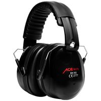 ACE Mute Kapsel-Gehörschützer - Ohrenschützer für die Arbeit & den Schießsport - EN 352-1 - Schwarz