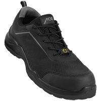 ACE Sapphire S1-P work sneakers - with plastic toe cap - safety shoes for work - black/grey - 39