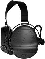 Sordin Supreme T2 Kapsel-Gehörschutz - aktiv, taktisch & elektronisch - Helm-Gehörschützer mit Nackenband