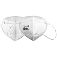 10 Stück Hase Safety FFP2-Masken - Einweg-Staubschutzmaske ohne Ventil - EN 149 - Staubmaske gegen Holz- & Metallstaub