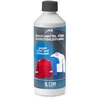 ACE Waschmittel für Arbeitskleidung - gegen Fett- & Ölflecken - 1 Liter flüssiger Spezial-Reiniger für ca. 10 Waschgänge