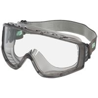MSA FlexiChem Vollsicht-Schutzbrille - für Brillenträger - kratz- & beschlagfest - EN 166 - Grau/Klar