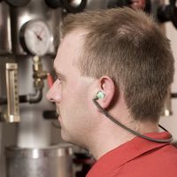 ABVERKAUF: MSA RIGHT Gehörschutzstöpsel, wiederverwendbar, Bügelversion (VE = 10 Stück) • nur noch 8 Stück verfügbar •