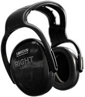 Sordin left/RIGHT low Kapsel-Gehörschutz - Ohrenschützer mit 24 dB SNR - passiver Gehörschützer für die Arbeit