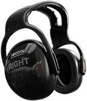 Sordin left/RIGHT medium Kapsel-Gehörschutz - Ohrenschützer mit 28 dB SNR - passiver Gehörschützer für die Arbeit