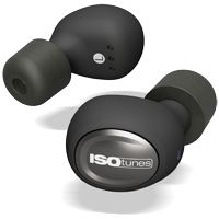 ISOtunes Free Headset-Ohrenstöpsel - Bluetooth-Kopfhörer mit Noise Cancelling - SNR: 29 dB - Schwarz
