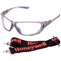Honeywell SP1000 Schutzbrille - kratz- & beschlagfest beschichtet - EN 166/170 - mit wechselbaren Bügeln und Kopfband