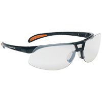 Honeywell Protégé Schutzbrille - beschlagfest beschichtet - EN 166/170 - Schwarz-Orange/Klar