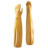 Showa 772 Mehrweg-Chemikalienhandschuhe - Lange Schutzhandschuhe für Damen/Herren