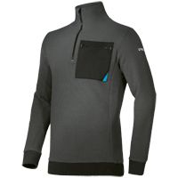 uvex tune-up work jumper - light jumper for work - 100% cotton - dark grey - XL