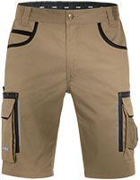 uvex tune-up Herren-Arbeits-Hose kurz - Männer-Cargo-Hosen für die Arbeit - Shorts mit vielen Taschen & 35% Baumwolle - Khaki - 60