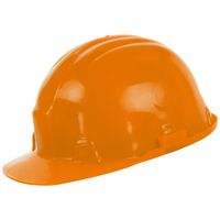 REIS KASPE Bauhelm - Robuster Schutzhelm für Bau & Industrie - EN 397 - mit 6-Punkt-Aufhängung - Orange