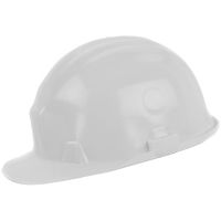 REIS KASPE Bauhelm - Robuster Schutzhelm für Bau & Industrie - EN 397 - mit 6-Punkt-Aufhängung - Weiß