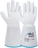 ACE ARC Pro Schweißer-Arbeits-Handschuh - Schutz-Handschuhe aus Leder zum Schweißen - EN 388/12477 - 1er Pack