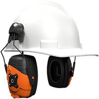 ISOtunes Link 2.0 Helm-Gehörschutz - robuster Bluetooth-Gehörschützer mit Bügel-Mikrofon & 30-mm-Anschluss - EN 352 - kompatibel mit MSA V-Gard uvm.