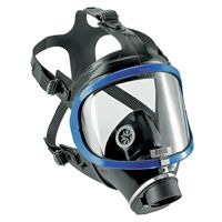 Dräger full face mask X-Plore 6530 made of EPDM with polycarbonate lens, black with plastic tensioning frame, Rd40 (EN 148-1)