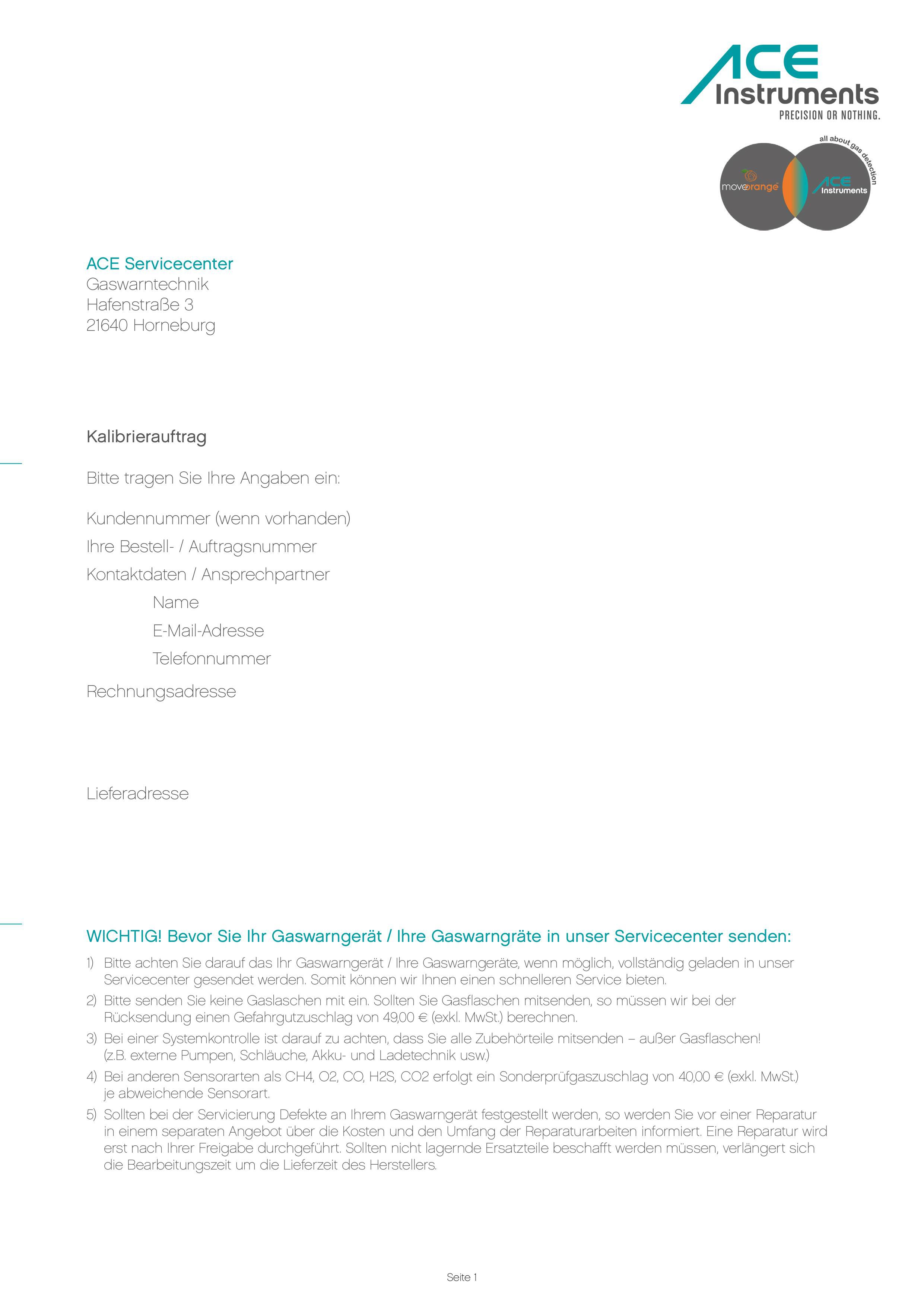 Kalibrierauftrag (editierbare PDF)